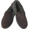 Dearfoams Men’s Microfiber Suede Moc With Memory Foam Moccasin(Coffee)