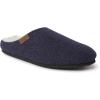 Dearfoams Men’s Microwool Clog with Molded Footbed Slipper(Navy)