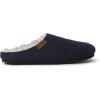 Dearfoams Men’s Microwool Clog with Molded Footbed Slipper(Navy)