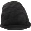 Dearfoams Men’s Rocky Mixed Material Indoor/Outdoor Memory Foam Scuff Slipper(Black)