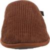 Dearfoams Men’s Rocky Mixed Material Indoor/Outdoor Memory Foam Scuff Slipper(Chestnut)