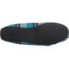 Dearfoams Unisex-Adult Mixed Material Moccasin Women’s(Blue Plaid)