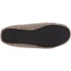 Dearfoams Unisex-Adult Mixed Material Moccasin Women’s(Brown)