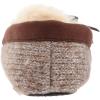 Dearfoams Unisex-Adult Mixed Material Moccasin Women’s(Brown)