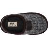Dearfoams Unisex-Baby Df Kids Toddlers Quilted Knit Clog Slipper(Navy Heather)