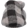 Dearfoams Unisex-Child Emerson Woven Plaid Closed Back Slipper(Light Heather Grey)