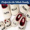 Dearfoams Unisex-Child Family Collection Lil Bear Fluffy faux sherpa Toddler & Kids Clog Slipper(Sherpa)