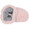 Dearfoams Unisex-Child Harley faux sherpa Bootie Slipper(Pale Mauve)