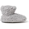 Dearfoams Unisex-Child Harley faux sherpa Bootie Slipper(Sleet)