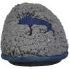 Dearfoams Unisex-Child Kids Toddlers Embroidered Animal Character Clog Slipper(Grey Moose)