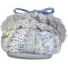 Dearfoams Unisex-Child Kids Toddlers Sparkle Fairisle Moccasin Slipper(Light Heather Grey)