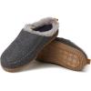 Dearfoams Women’s Alpine Bern Clog Slipper(Dark Heather Grey)