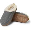 Dearfoams Women’s Alpine Bern Clog Slipper(Grey Heather)