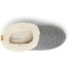 Dearfoams Women’s Alpine Bern Clog Slipper(Grey Heather)