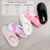 Dearfoams Women’s Bailey Plush Furry Scuff Slipper(Dusty Pink)