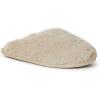 Dearfoams Women’s Bailey Plush Furry Scuff Slipper(Latte)