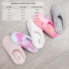 Dearfoams Women’s Bailey Plush Furry Scuff Slipper(Sleet)