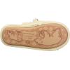 Dearfoams Women’s Buffalo Check Lil Bear Scuff Slipper(Cream)