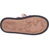 Dearfoams Women’s Buffalo Check Lil Bear Scuff Slipper(Navy Blazer)