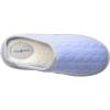 Dearfoams Women’s Cable Quilt Bound Clog with Wide Widths Slipper(Iceberg)