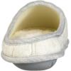 Dearfoams Women’s Cable Quilt Bound Clog with Wide Widths Slipper(Oatmeal Heather)