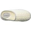 Dearfoams Women’s Cable Quilt Bound Clog with Wide Widths Slipper(Oatmeal Heather)