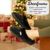 Dearfoams Women’s Claire Textured Knit Clog Slipper(Black)