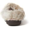 Dearfoams Women’s Claire Textured Knit Clog Slipper(Dark Pale Mauve)