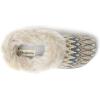 Dearfoams Women’s Claire Textured Knit Clog Slipper(Grey Multi)