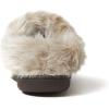 Dearfoams Women’s Claire Textured Knit Clog Slipper(Grey Multi)
