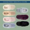 Dearfoams Women’s Claire Textured Knit Clog Slipper(Sleet)