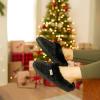 Dearfoams Women’s Claire Textured Knit Clog Slipper(Sleet)
