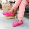 Dearfoams Women’s Hazel-Lighweight Driving Loafer Machine Washable Comfortable Shoe(Azalea Pink)