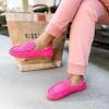 Dearfoams Women’s Hazel-Lighweight Driving Loafer Machine Washable Comfortable Shoe(Mauve Frost)