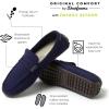 Dearfoams Women’s Hazel-Lighweight Driving Loafer Machine Washable Comfortable Shoe(Navy)