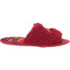 Dearfoams Women’s Lane Giftable Holiday Slide with Novelty Sayings Applique Slipper(“Kiss Me”)