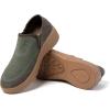 Dearfoams Womens Lee Lightweight Easy on/Off Knit Sneaker(Olive)