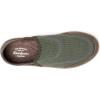 Dearfoams Womens Lee Lightweight Easy on/Off Knit Sneaker(Olive)