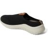Dearfoams Women’s Lightweight Breathable Gracie Sneaker with Arch Support Machine Washable Shoes Clog(Black)