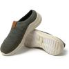 Dearfoams Women’s Lightweight Breathable Gracie Sneaker with Arch Support Machine Washable Shoes Clog(Moss)