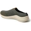 Dearfoams Women’s Lightweight Breathable Gracie Sneaker with Arch Support Machine Washable Shoes Clog(Moss)