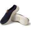 Dearfoams Women’s Lightweight Breathable Gracie Sneaker with Arch Support Machine Washable Shoes Clog(Navy)