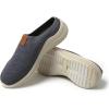 Dearfoams Women’s Lightweight Breathable Gracie Sneaker with Arch Support Machine Washable Shoes Clog(Pavement)