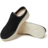Dearfoams Womens Lila Lightweight Slip on Comfort Clog(Black)