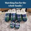 Dearfoams Women’s Mama Bear Matching Family Gifts for Mom Clog(Green Plaid)