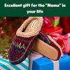 Dearfoams Women’s Mama Bear Matching Family Gifts for Mom Clog(Nordic Fairisle)