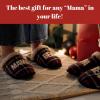 Dearfoams Women’s Mama Bear Matching Family Gifts for Mom Clog(Peacoat)