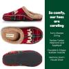 Dearfoams Women’s Mama Bear Matching Family Gifts for Mom Clog(Red Plaid)