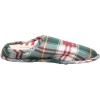 Dearfoams Women’s Mama Elf Clog Slipper(Green Plaid)