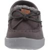 Dearfoams Women’s Mocassin Slipper(Dark Grey)